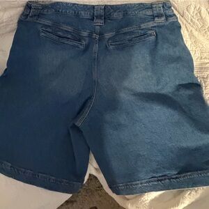 Lane Bryant Blue Jean Bermuda shorts